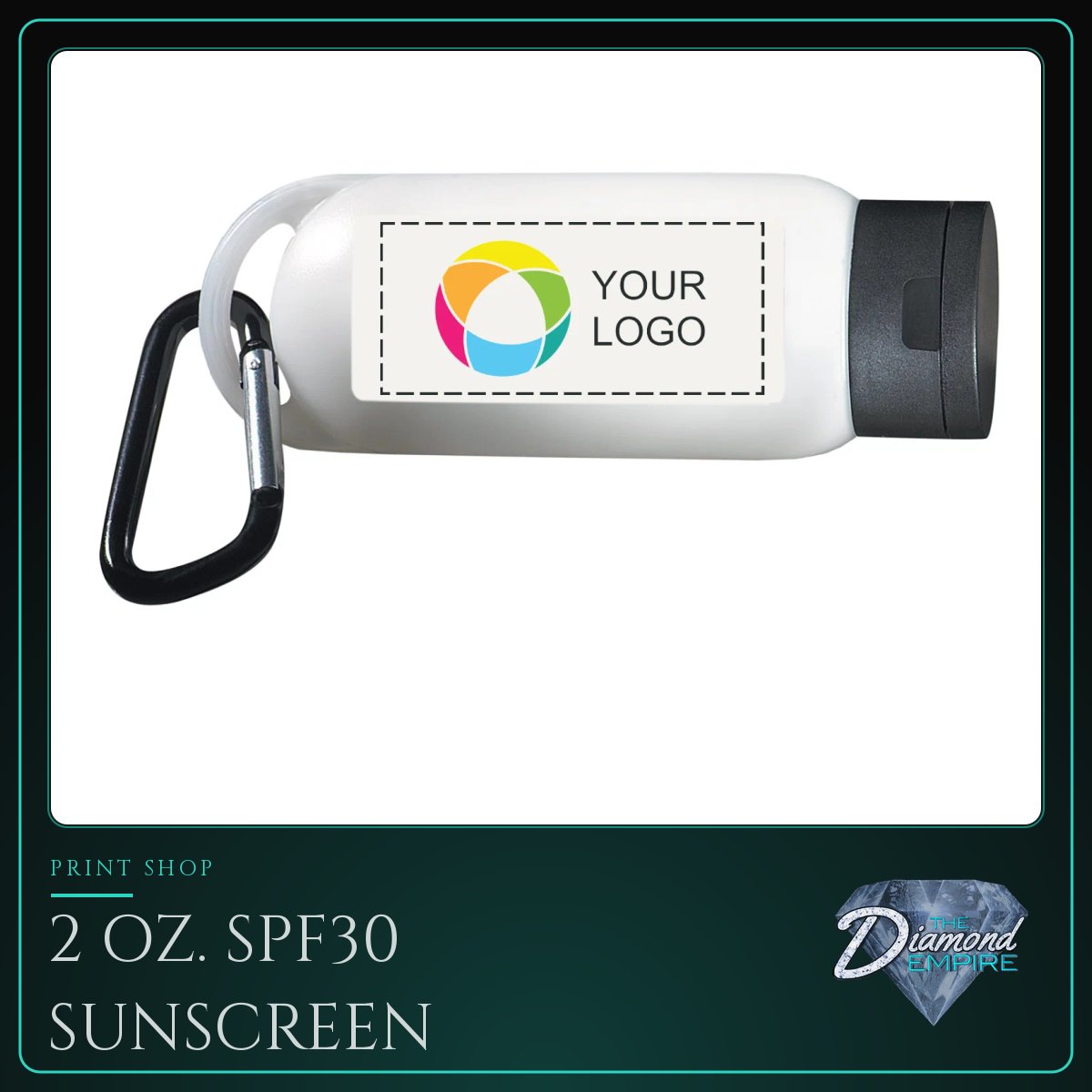 2 oz. SPF30 Sunscreen with Carabiner