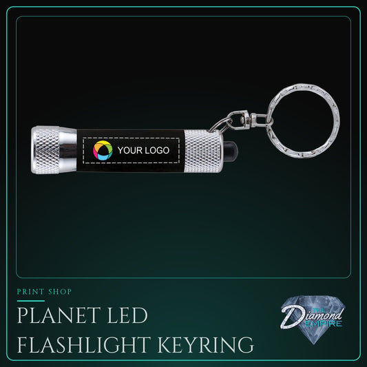 Planet LED Flashlight Keyring