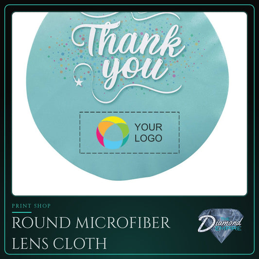 Round Microfiber Lens Cloth