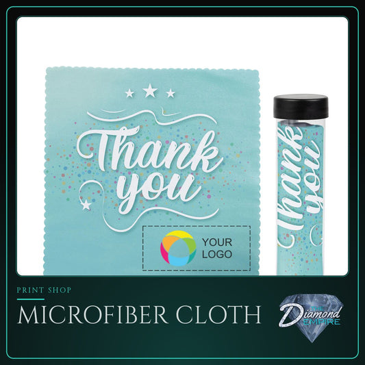 Microfiber Cloth with Clear Tube