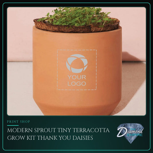 Modern Sprout Tiny Terracotta Grow Kit Thank You Daisies