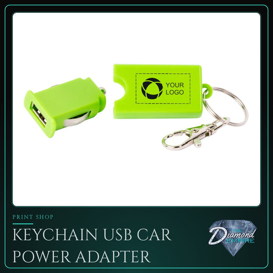 Keychain USB Car Power Adapter – 1000 mAh