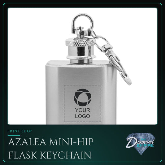 Azalea Mini-Hip Flask Keychain – 1 oz.