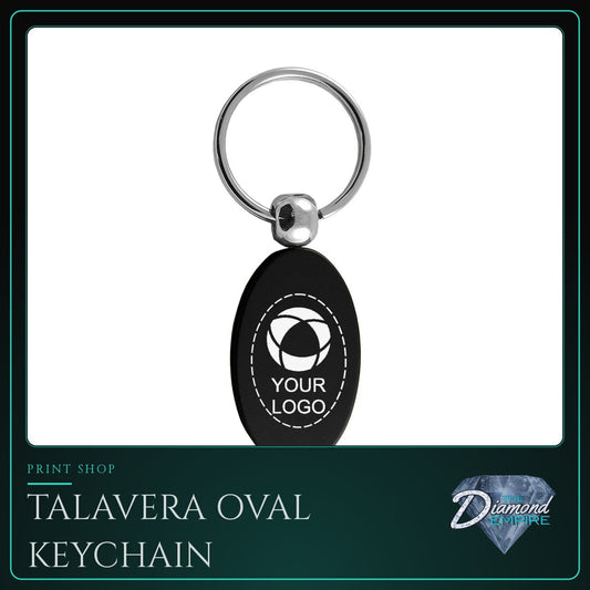 Talavera Oval Keychain