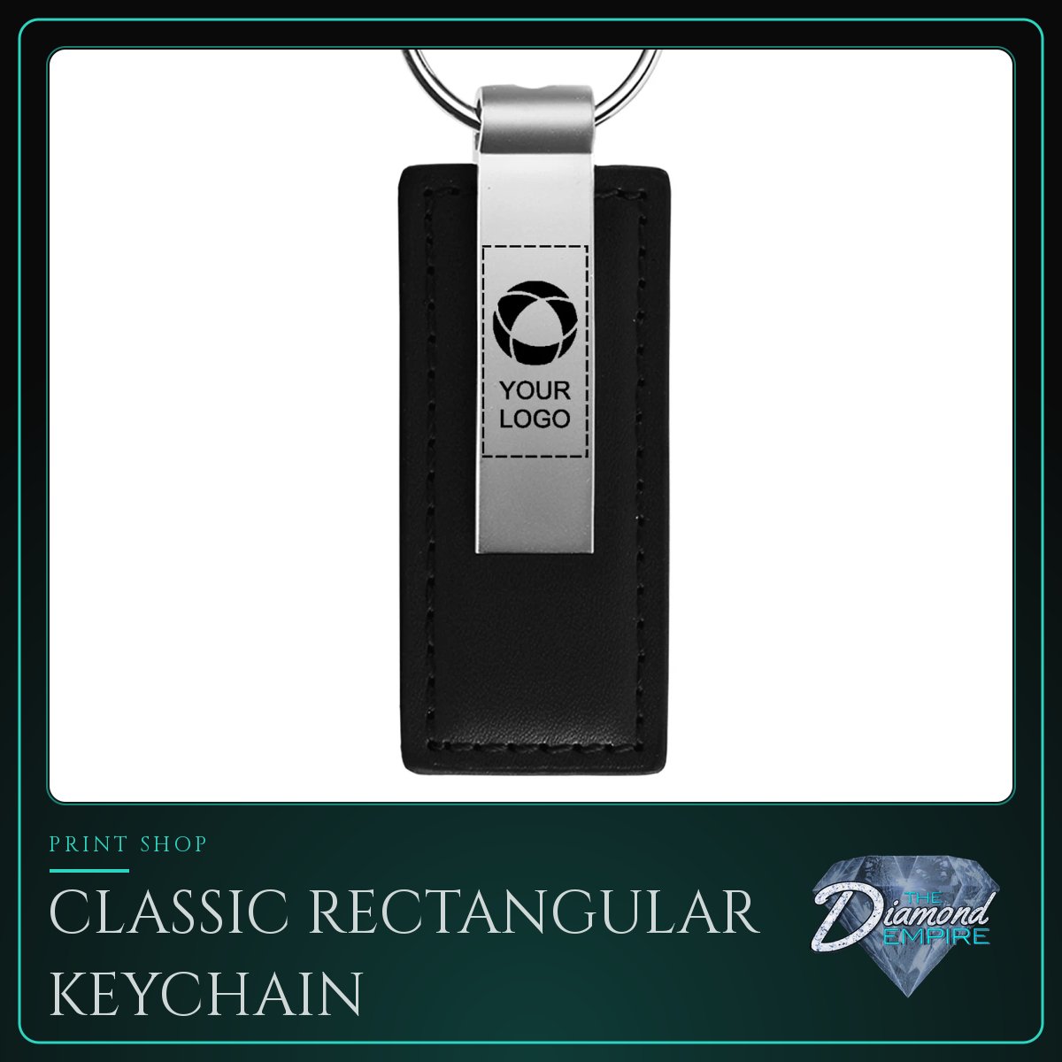 Classic Rectangular Keychain