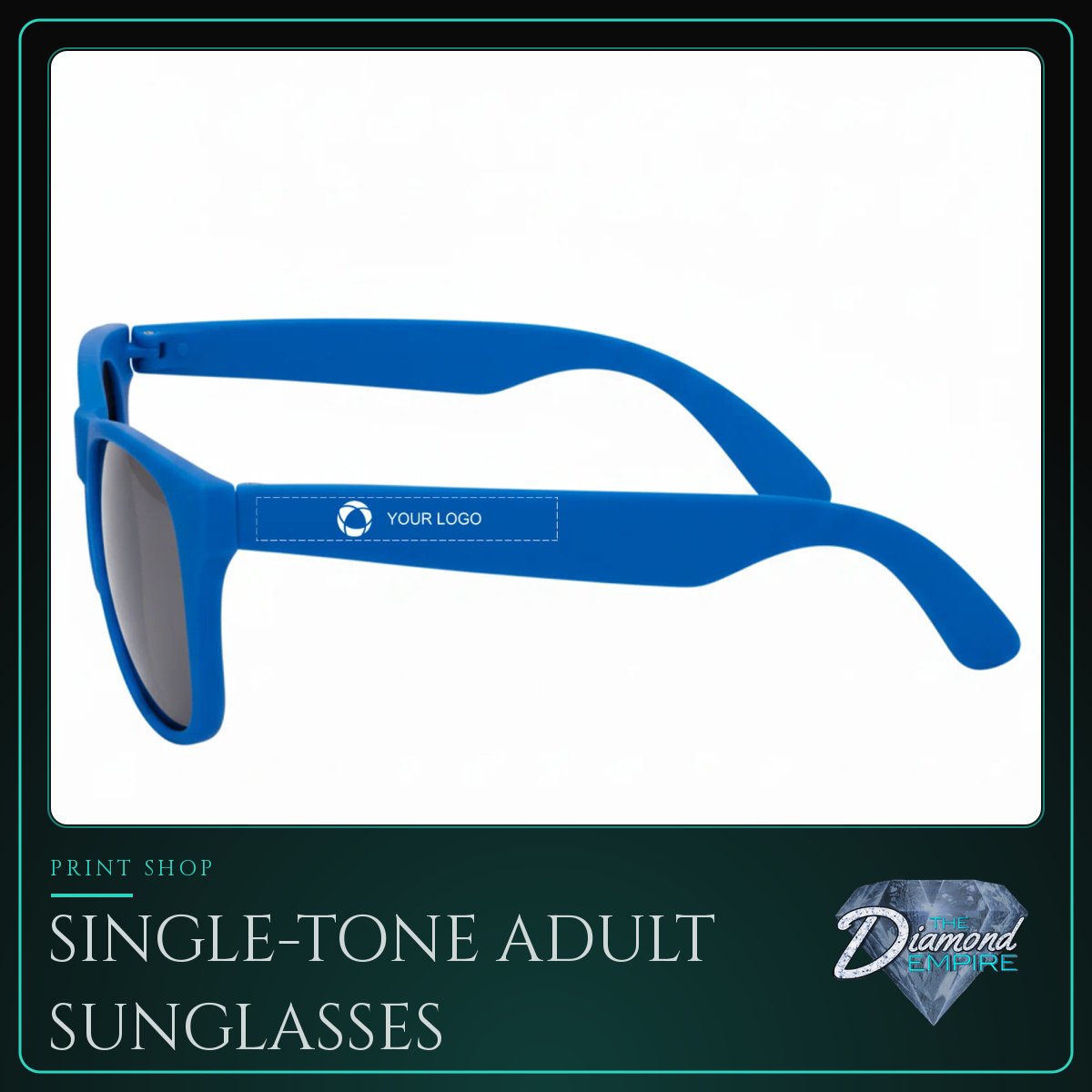 Single-Tone Adult Sunglasses