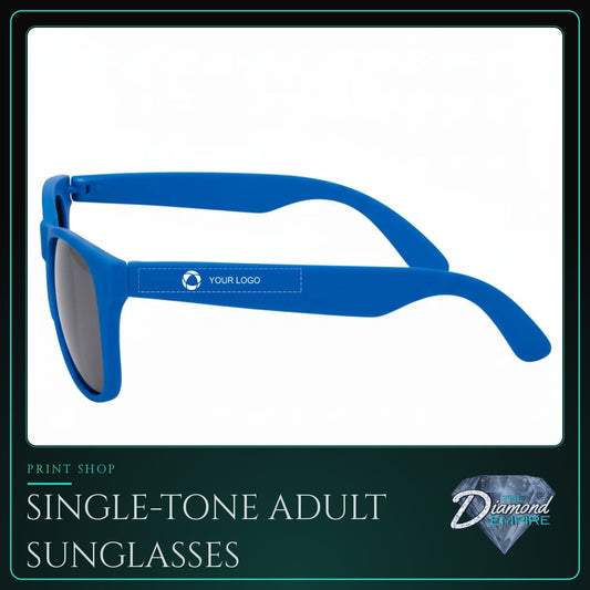 Single-Tone Adult Sunglasses