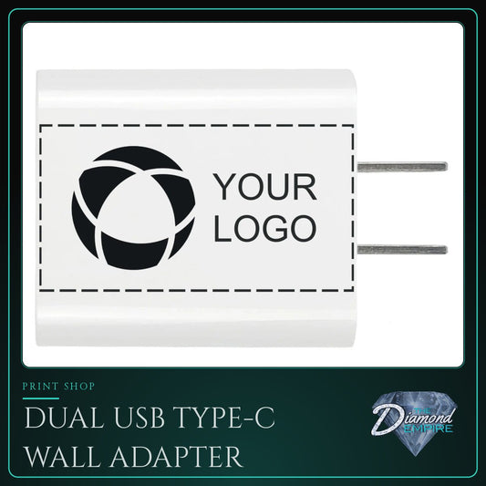 Dual USB Type-C Wall Adapter – 18W