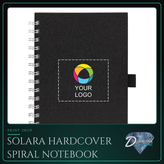 Solara Hardcover Spiral Notebook – A5