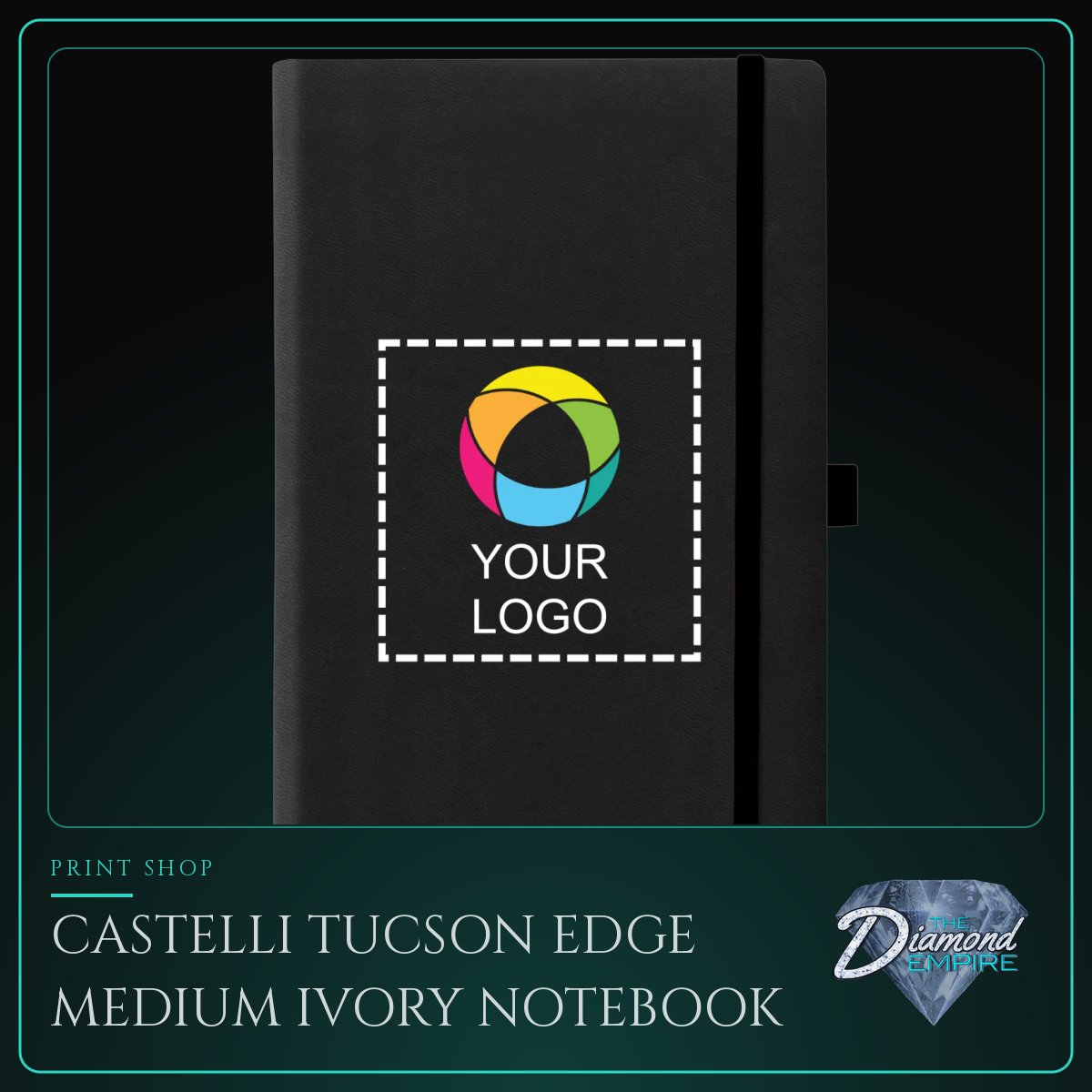 Castelli Tucson Edge Medium Ivory Notebook