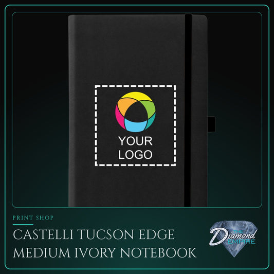 Castelli Tucson Edge Medium Ivory Notebook