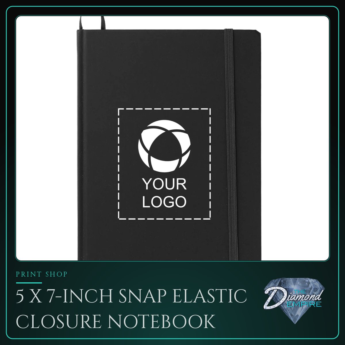 5 x 7-Inch Snap Elastic Closure Notebook