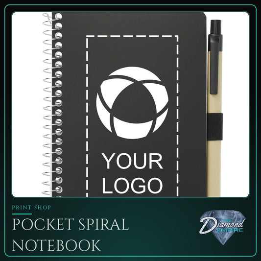 Pocket Spiral Notebook with Pen