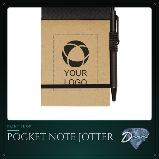 Pocket Note Jotter with Pen