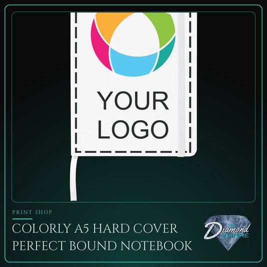 Colorly A5 Hard Cover Perfect Bound Notebook