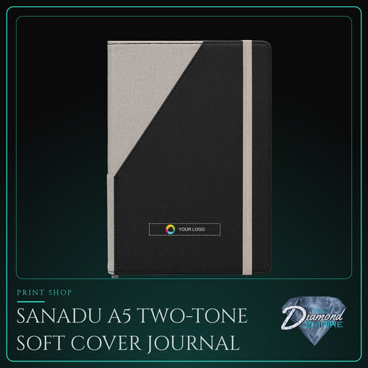 Sanadu A5 Two-Tone Soft Cover Journal with Pen