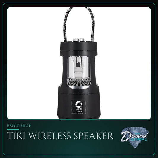 Tiki Wireless Speaker with LED Lantern Light