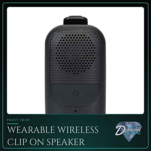 Wearable Wireless Clip On Speaker