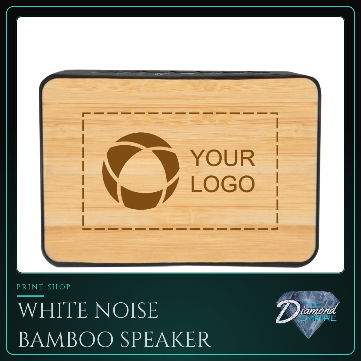 White Noise Bamboo Speaker