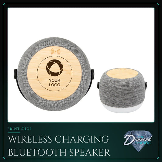 Wireless Charging Bluetooth Speaker with Light
