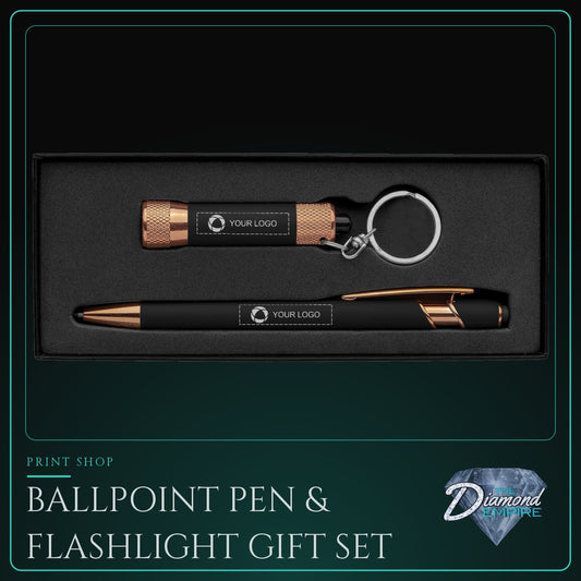 Ballpoint Pen & Flashlight Gift Set