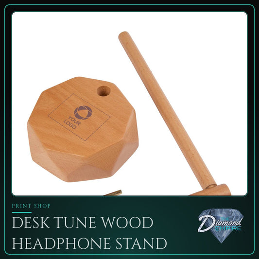 Desk Tune Wood Headphone Stand
