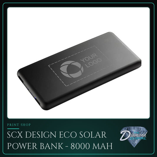 SCX Design ECO Solar Power Bank - 8000 mAh