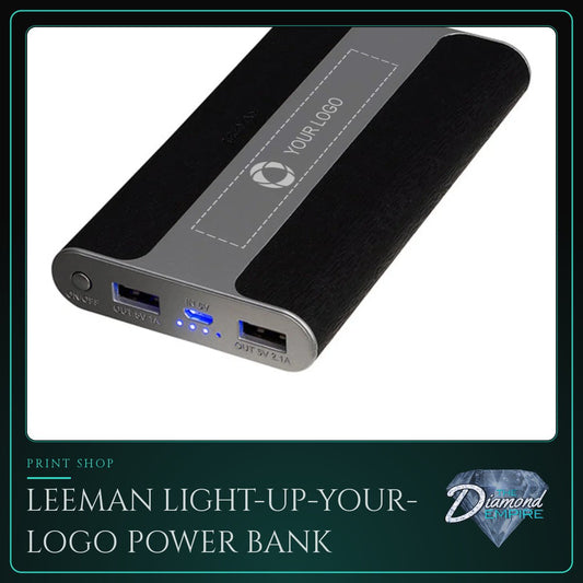 Leeman Light-Up-Your-Logo Power Bank