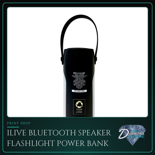 iLive Bluetooth Speaker Flashlight Power Bank