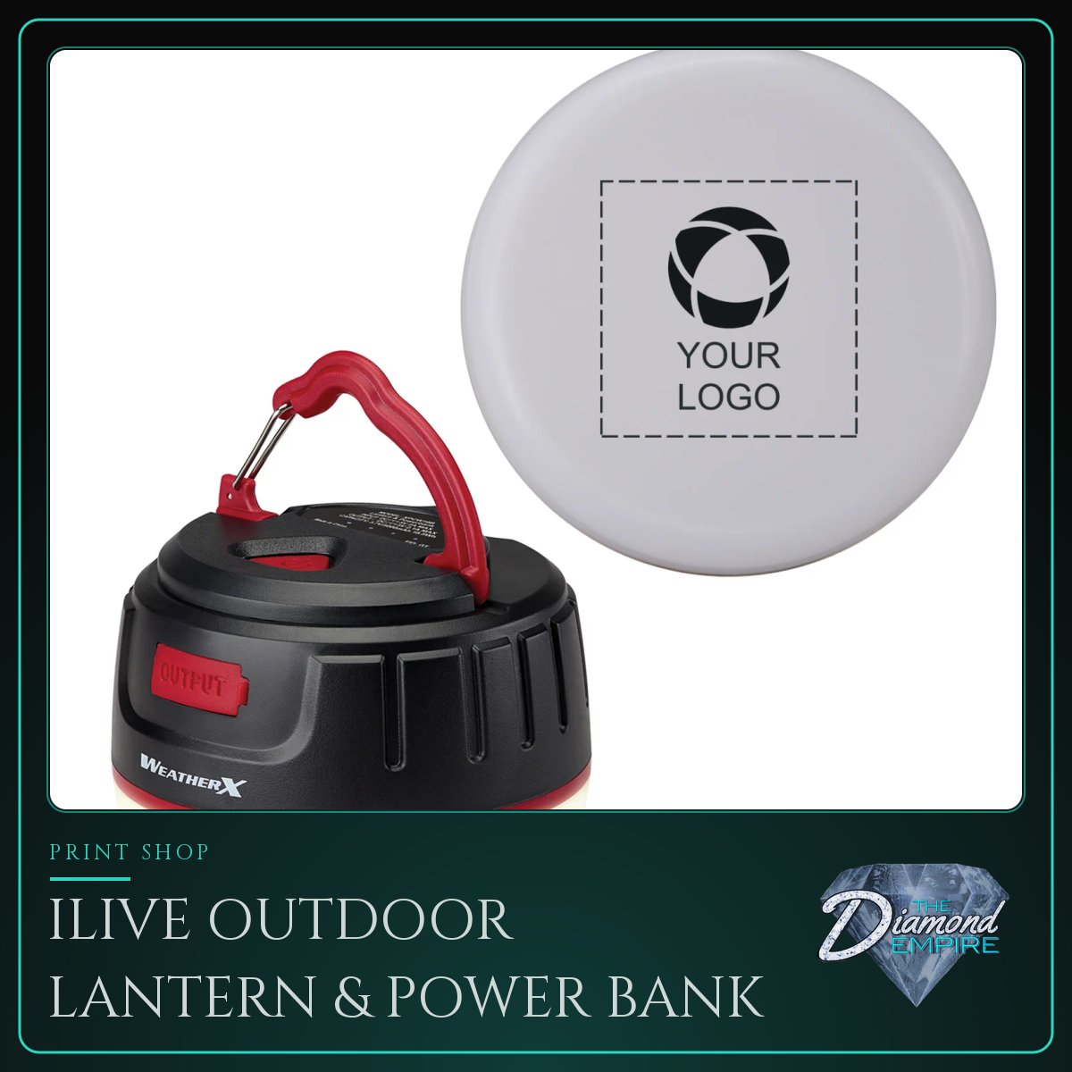 iLive Outdoor Lantern & Power Bank – 5000 mAh