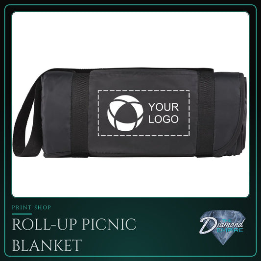 Roll-up Picnic Blanket with Carrying Strap