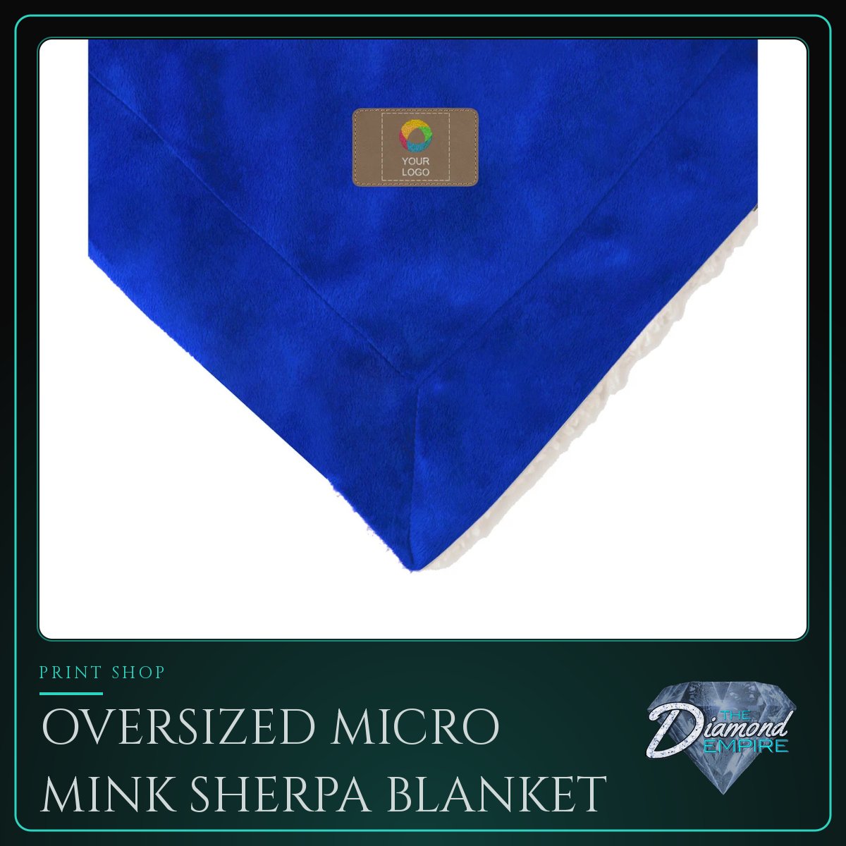 Oversized Micro Mink Sherpa Blanket
