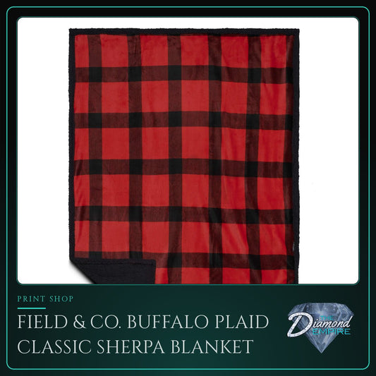 Field & Co. Buffalo Plaid Classic Sherpa Blanket