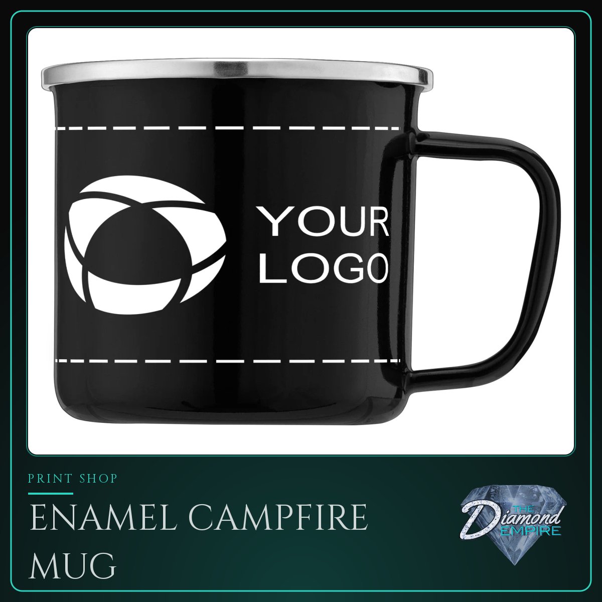 Enamel Campfire Mug – 13 oz.
