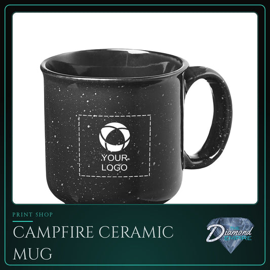 Campfire Ceramic Mug – 15 oz.