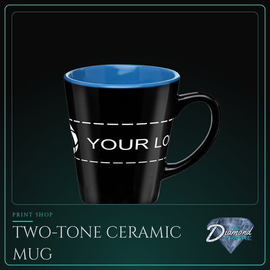 Two-Tone Ceramic Mug – 12 oz.