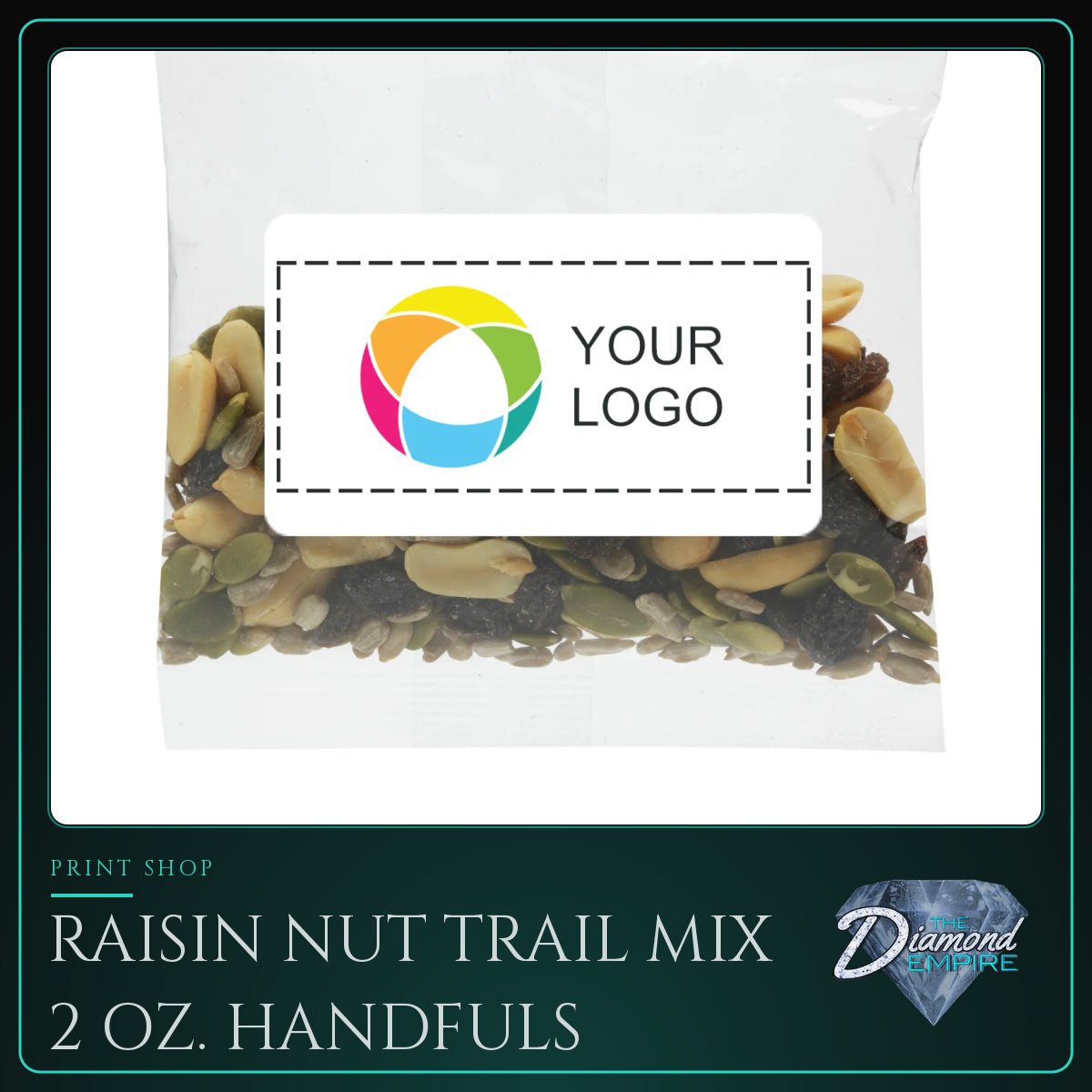 Raisin Nut Trail Mix 2 oz. Handfuls