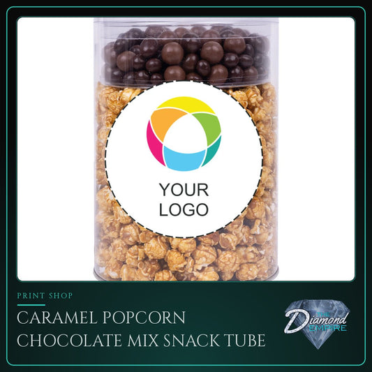 Caramel Popcorn Chocolate Mix Snack Tube