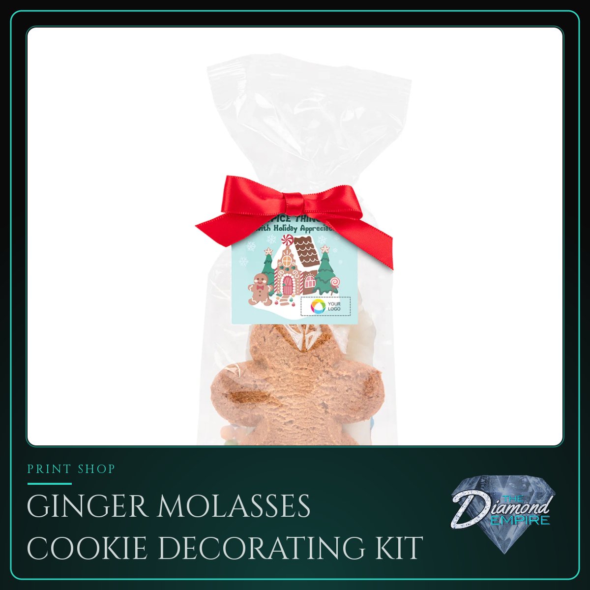 Ginger Molasses Cookie Decorating Kit