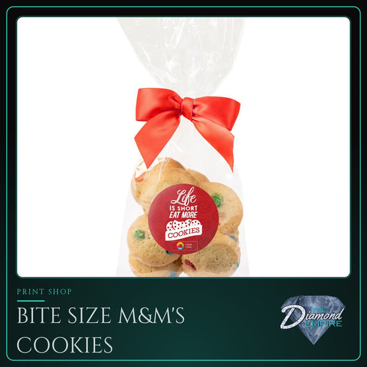 Bite Size M&M's Cookies