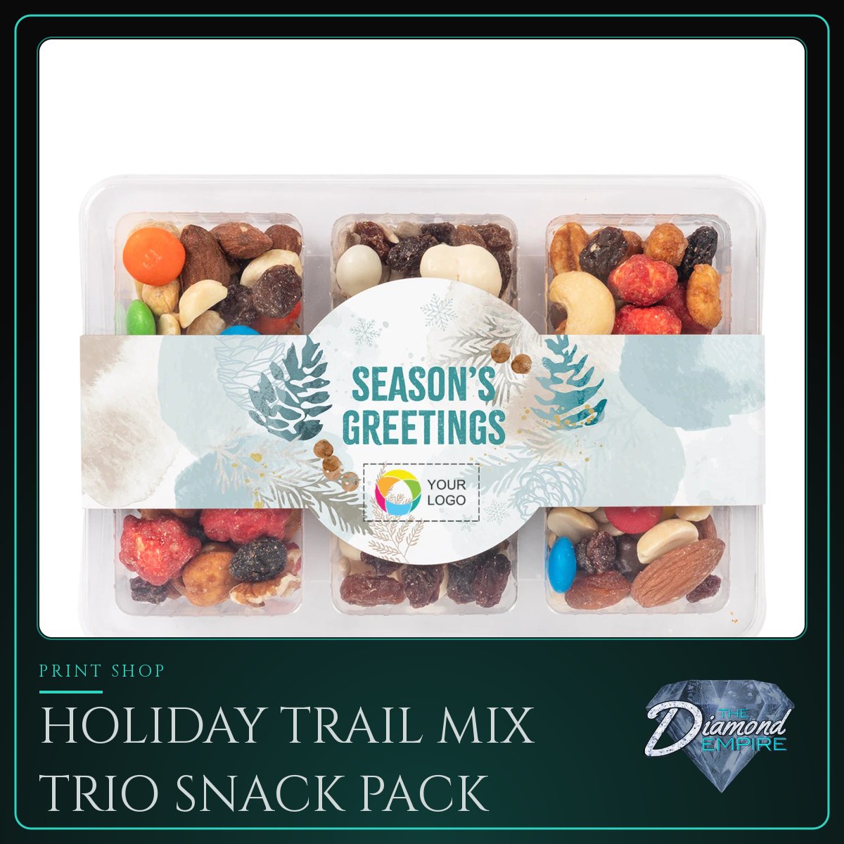 Holiday Trail Mix Trio Snack Pack