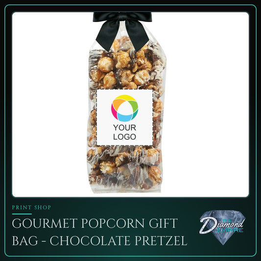 Gourmet Popcorn Gift Bag - Chocolate Pretzel