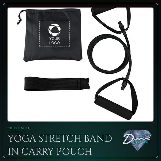 Yoga Stretch Band In Carry Pouch