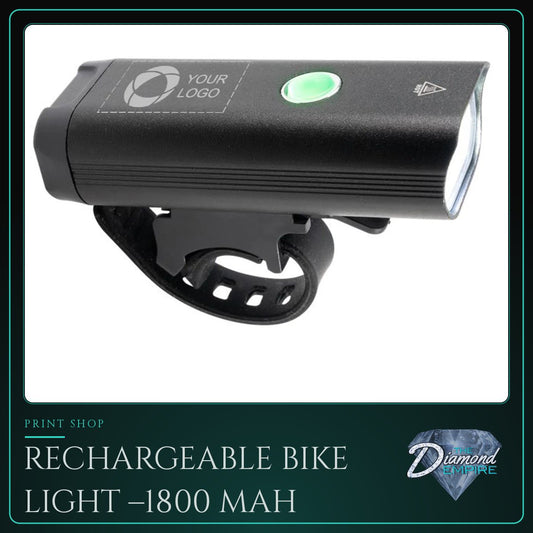 Rechargeable Bike Light –1800 mAh