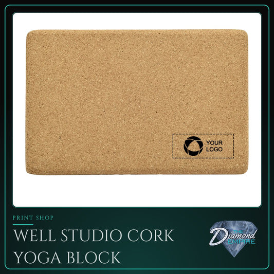 Well Studio Cork Yoga Block