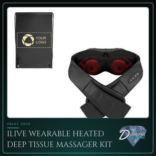 iLive Wearable Heated Deep Tissue Massager Kit