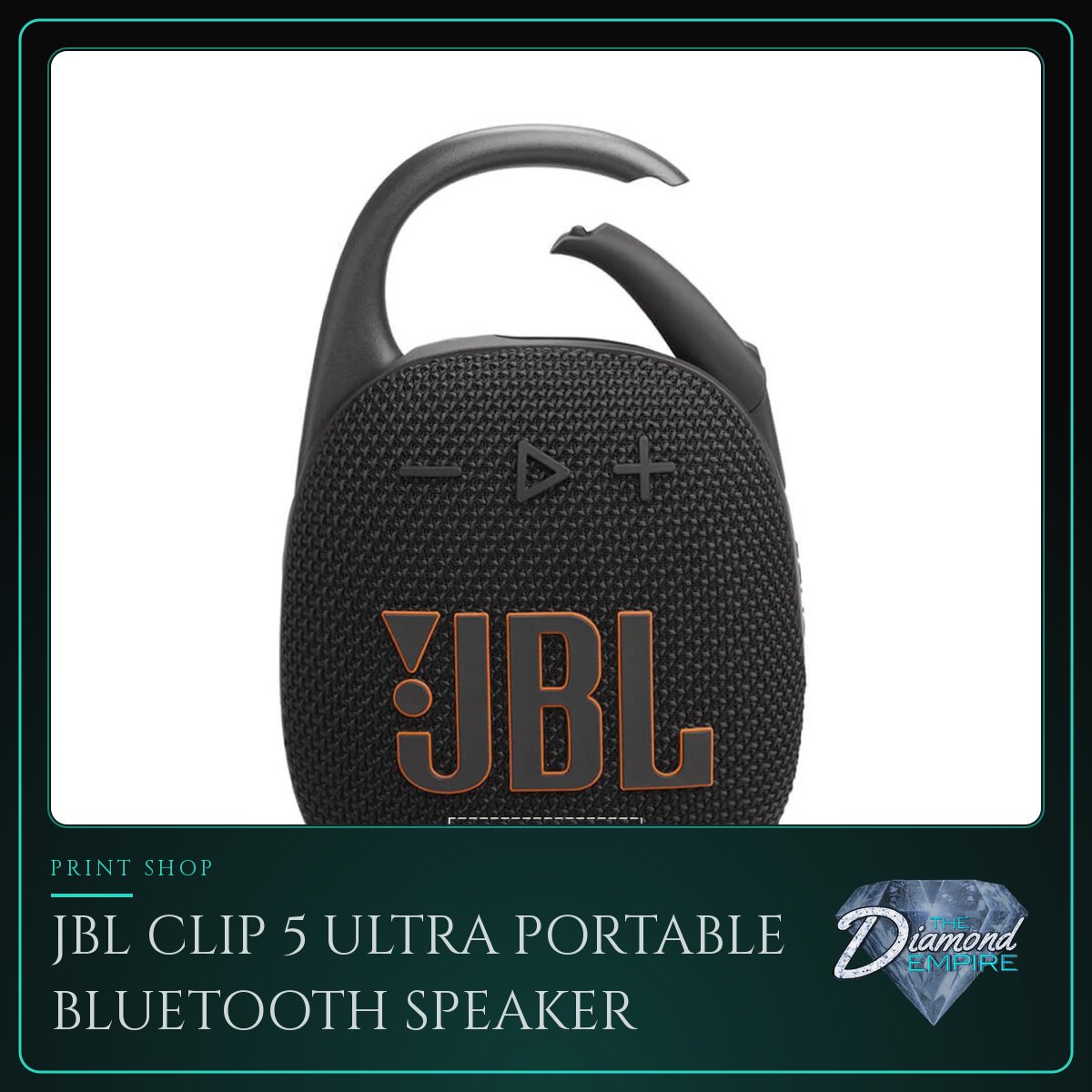 JBL Clip 5 Ultra Portable Bluetooth Speaker