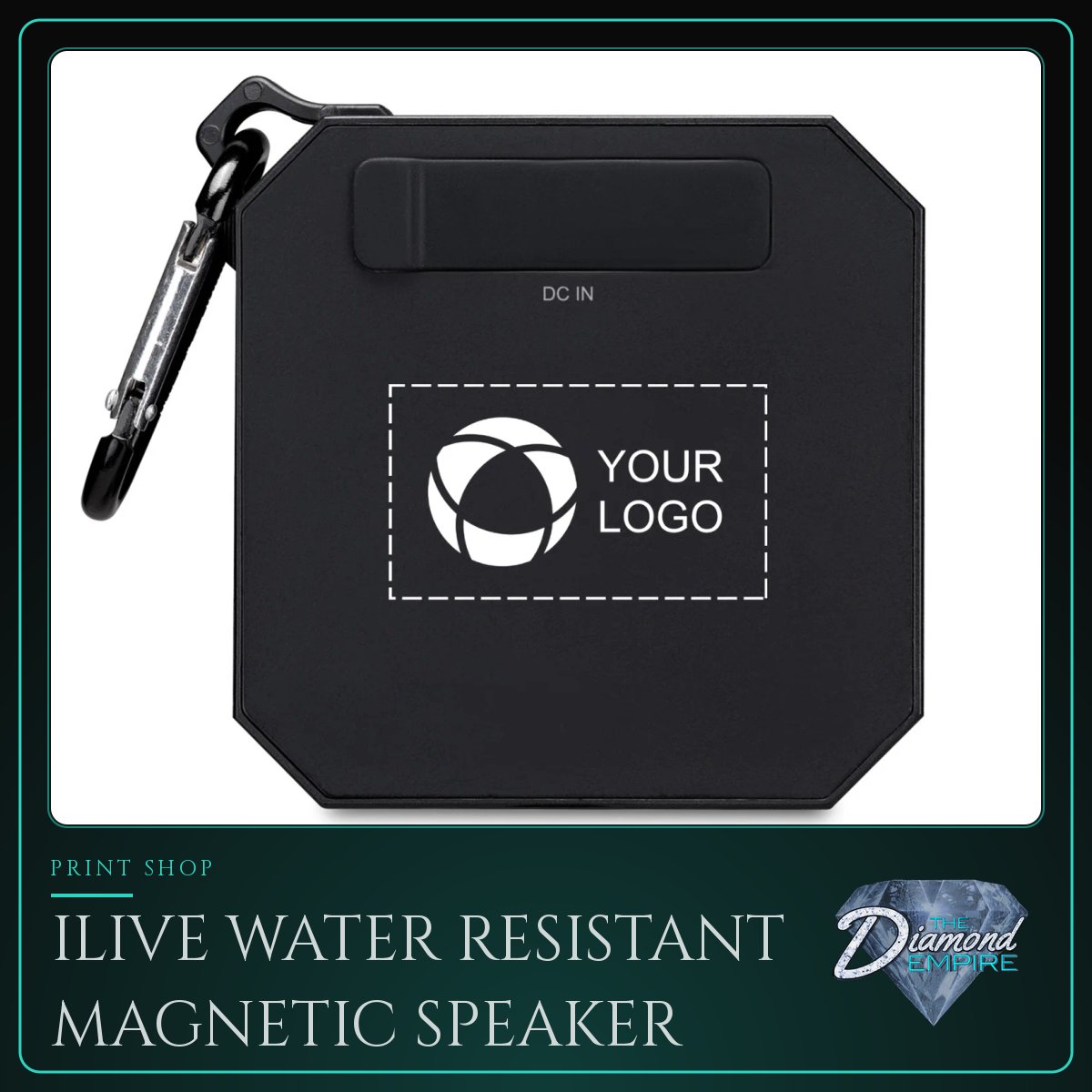 iLive Water Resistant Magnetic Speaker