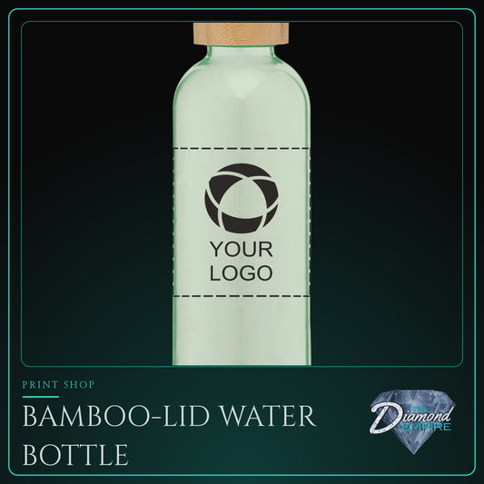 Bamboo-Lid Water Bottle – 22 oz.