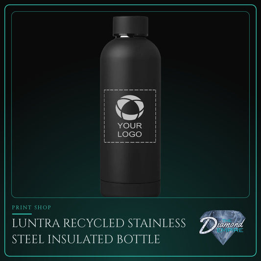 Luntra Recycled Stainless Steel Insulated Bottle – 18 oz.
